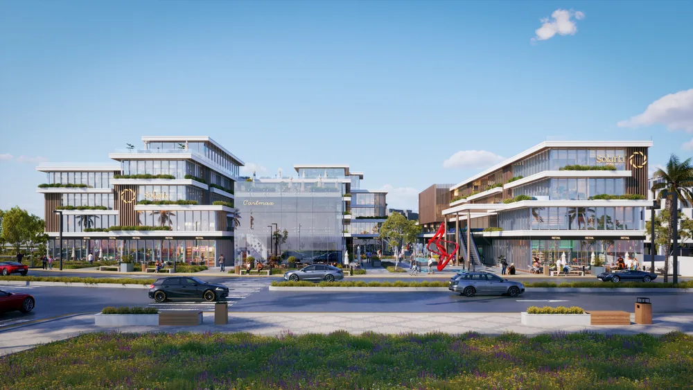 Solaria Mall render — perspective 3